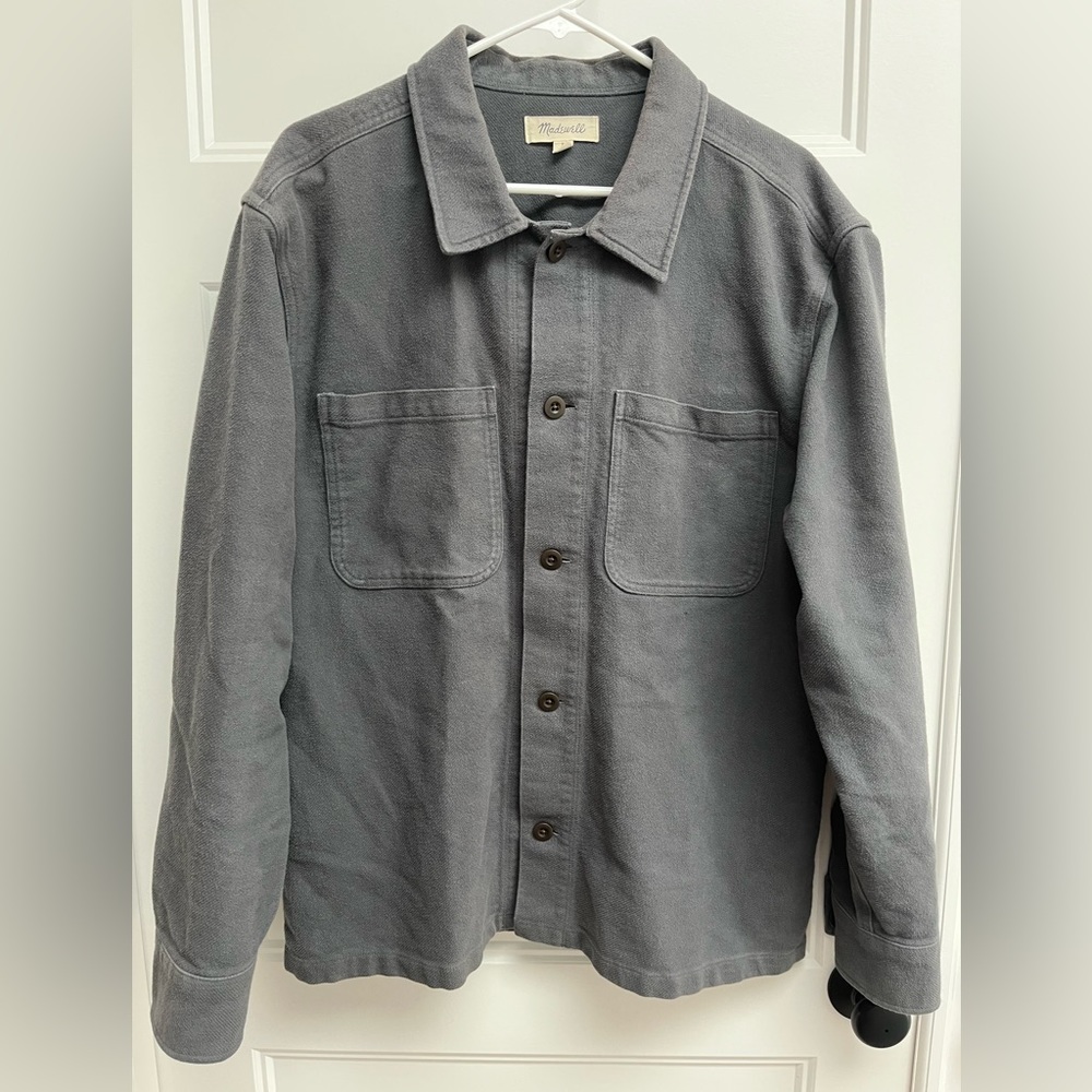 Madewell, versatile shirt-jacket in gray